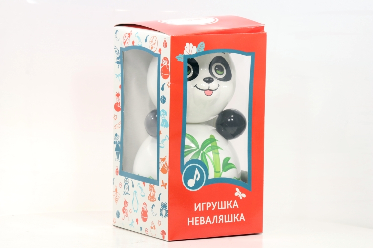 Неваляшка «Панда» в художественной упаковке, МИКС