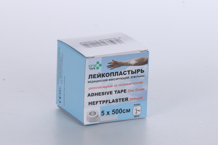 Лейкопластырь SFM-Plaster мед/фиксир ткан основа 5х500 см, арт 534514