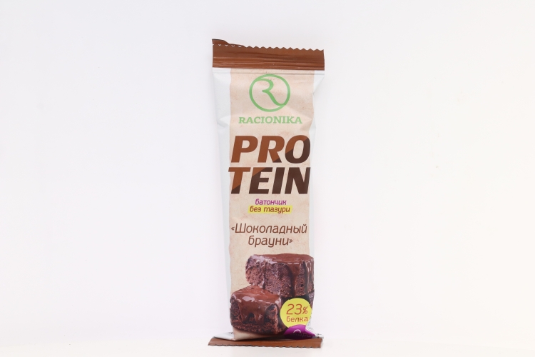 Батончик Рационика Protein Шоколадный брауни неглаз/высокобелковый, 45 г