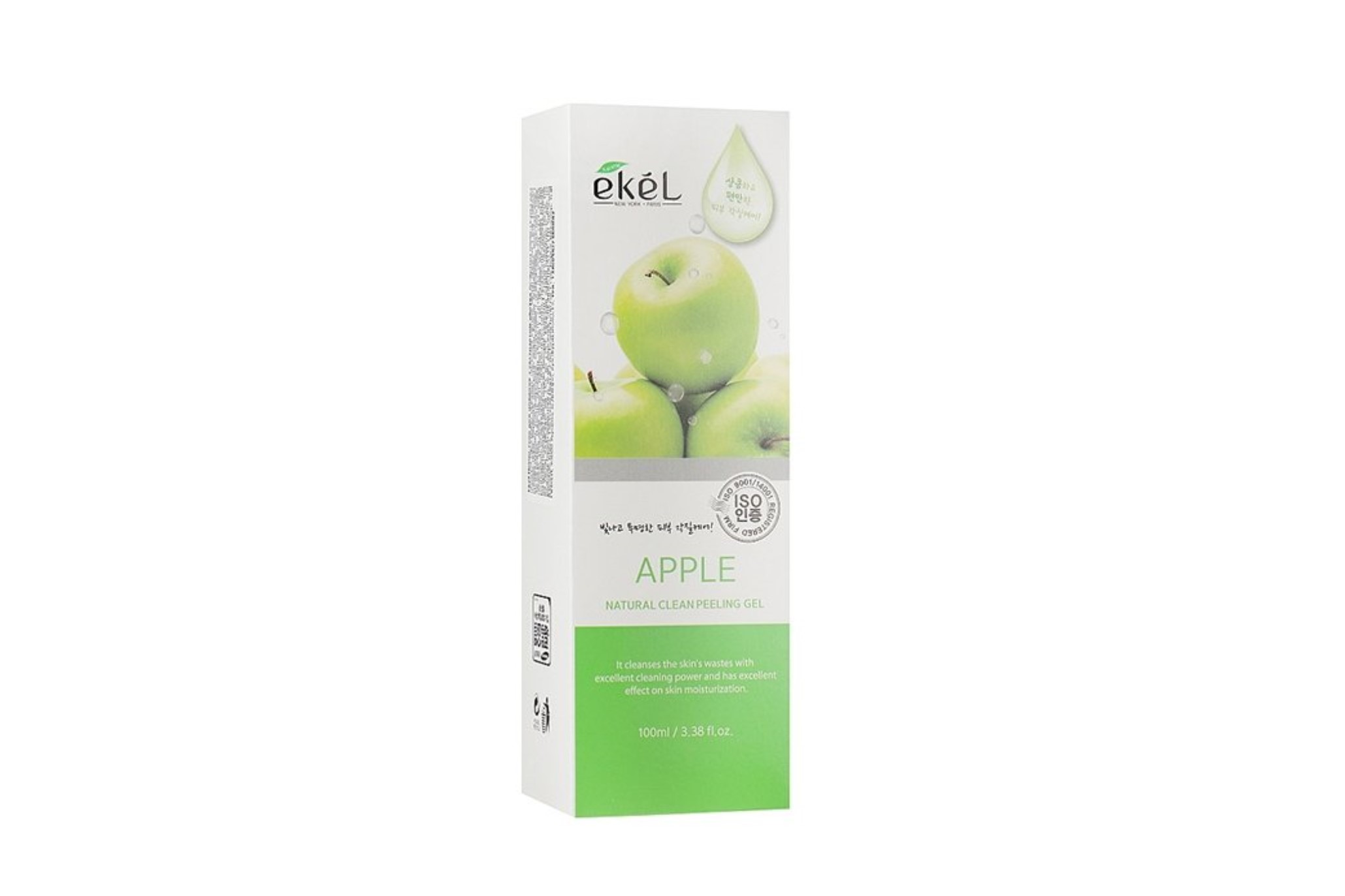 Пилинг-скатка EKEL д/лица с экстрактом яблока  Natural Clean peeling gel apple, 100 мл