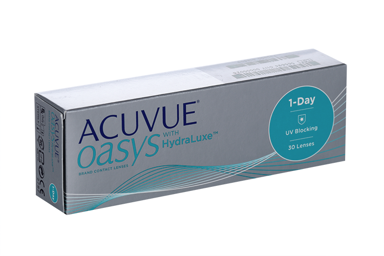 Контактные линзы 1-Day ACUVUE Oasys with hydraluxe 30 pk однодневные -5.00 / 14.30 / 8.5 30 шт