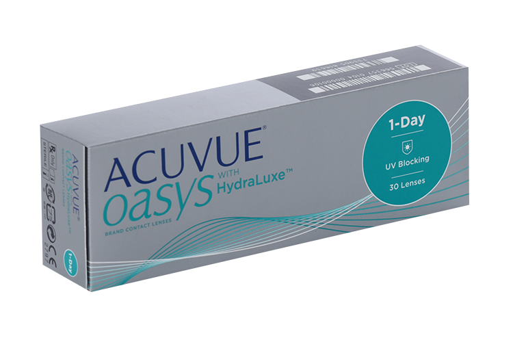 Контактные линзы 1-Day ACUVUE Oasys with hydraluxe 30 pk однодневные -4.25 / 14.30 / 8.5 30 шт