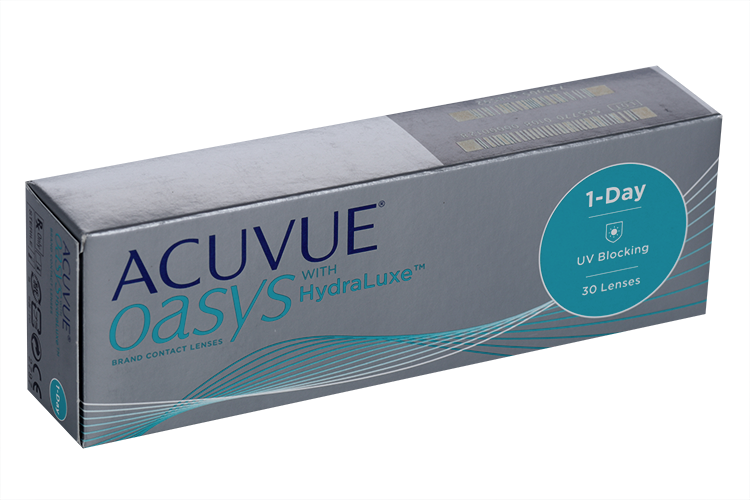 Контактные линзы 1-Day ACUVUE Oasys with hydraluxe 30 pk однодневные -5.25 / 14.30 / 8.5 30 шт