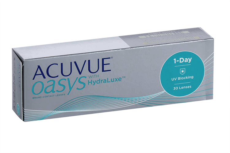 Контактные линзы 1-Day ACUVUE Oasys with hydraluxe 30 pk однодневные -3.75 / 14.30 / 8.5 30 шт