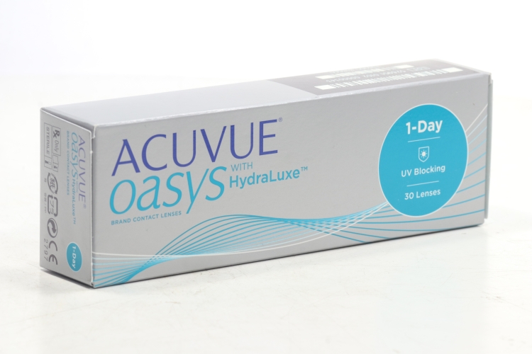 Контактные линзы 1-Day ACUVUE Oasys with hydraluxe 30 pk однодневные -3.50 / 14.30 / 8.5 30 шт
