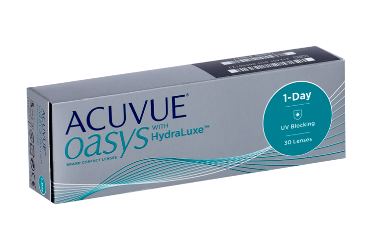 Контактные линзы ACUVUE Oasys 1-Day with hydraluxe 30 линз R 8,5 -4,50