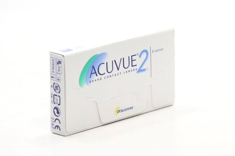 Контактные линзы ACUVUE 2 6 линз R 8,3 -2,00