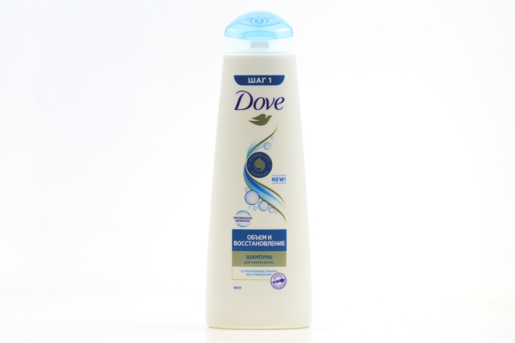 Шампунь DOVE д/тонких волос объем и восстановление женский, 380 мл