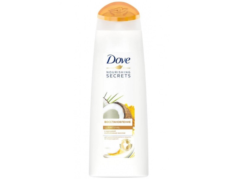 Шампунь DOVE восстановление с куркумой и кокосовым маслом, 380 мл