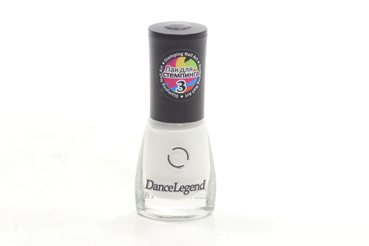 Лак Dance Legend д/стемпинга 03 white 6,5 мл