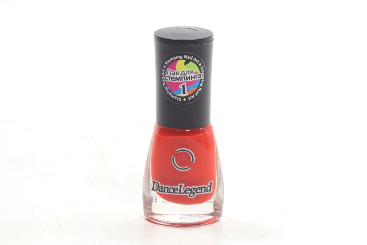 Лак Dance Legend д/стемпинга 01 Red 6,5 мл