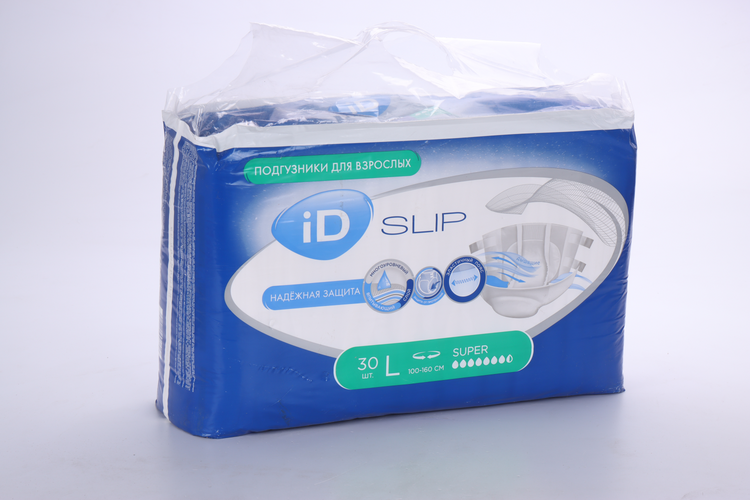 Подгузники ID slip д/взрослых super L, 30 шт