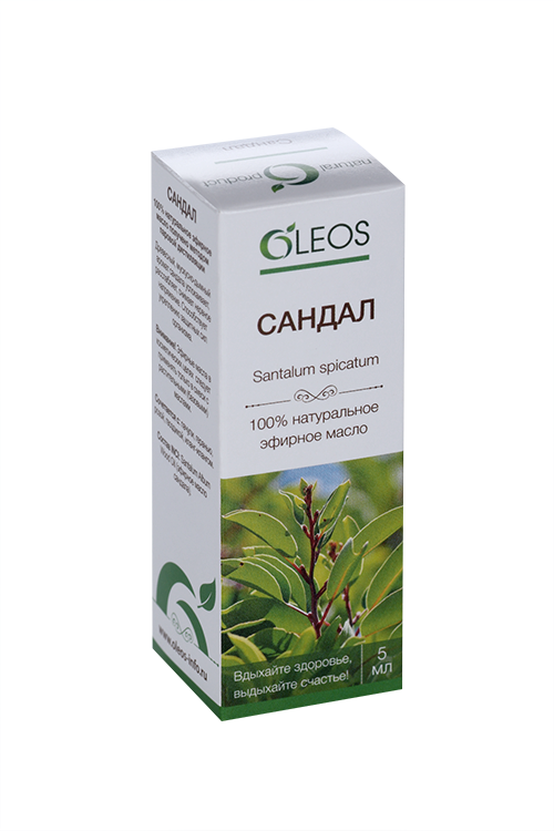 Масло Oleos Сандаловое дерево эфирное, 5 мл