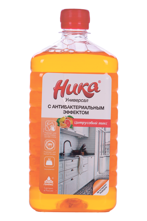 Средство жидкое для мытья поверхностей «Ника-Универсал»,с антибактер эффектом ПЭТ 1 кг