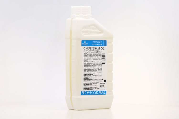 Шампунь для чистки ковров и мягкой мебели Carpet Shampoo, концентрат, 1 л