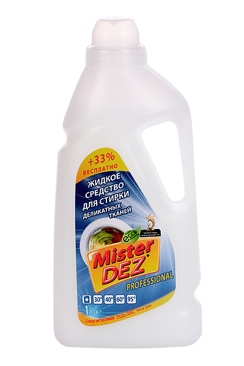 Средство для стирки деликатных тканей Mister Dez Professional, 1000 мл
