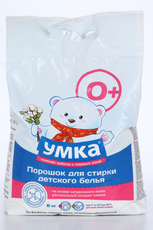 Порошок стиральный универсальный детский «Умка», 0+ 6 кг