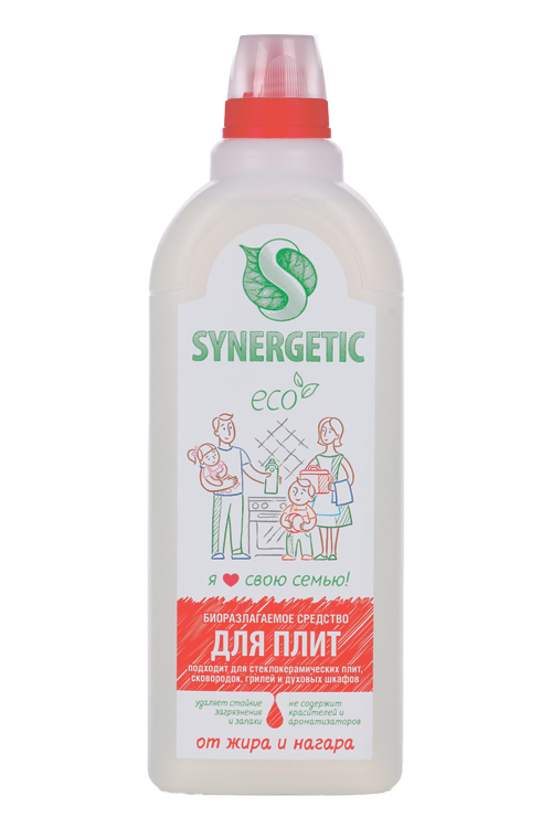 Средство чистящее Synergetic для плит, 1 л