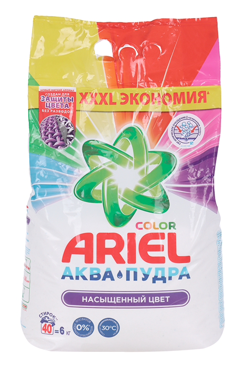Стиральный порошок Ariel автомат «Колор стайл М-зим5», 6 кг