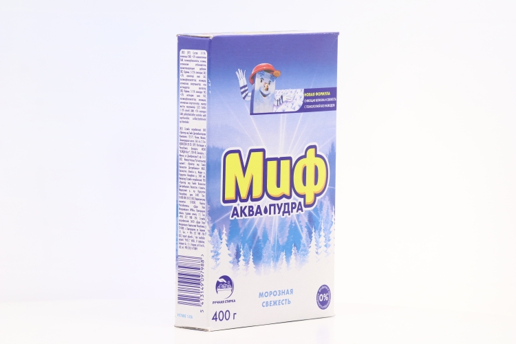Стиральный порошок Миф «Морозная свежесть», ручная стирка, 400 г