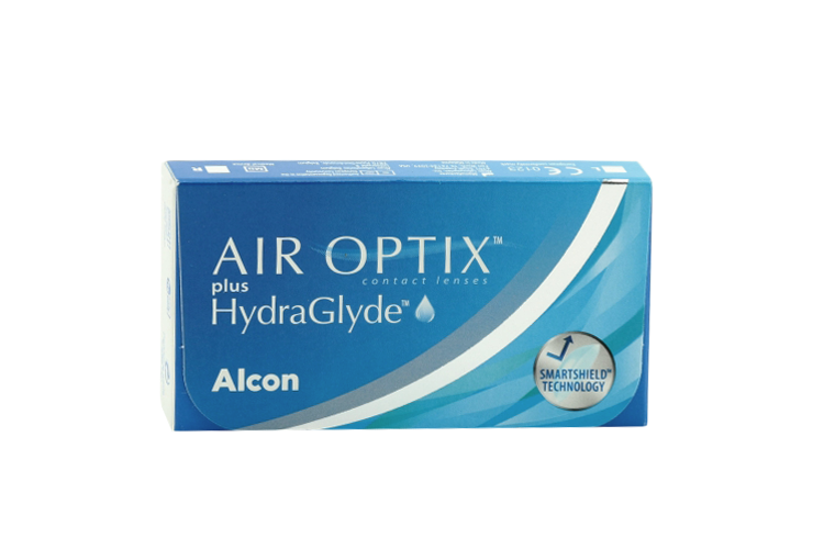 Контактные линзы Air Optix plus HydraGlyde (3) ежемесячные — 4.75/14.20/8.6, 3 шт