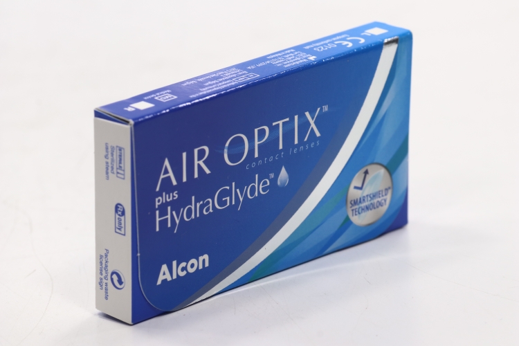 Контактные линзы Air Optix plus HydraGlyde (6) -2.50, 6 шт