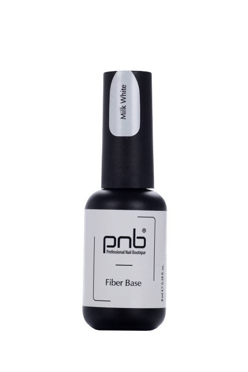 База PNB Fiber Base White Milk д/гель-лака бело-молочная 8 мл