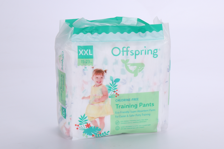 Трусики-подгузники Offspring XXL (15-23кг), 24 шт, Джунгли