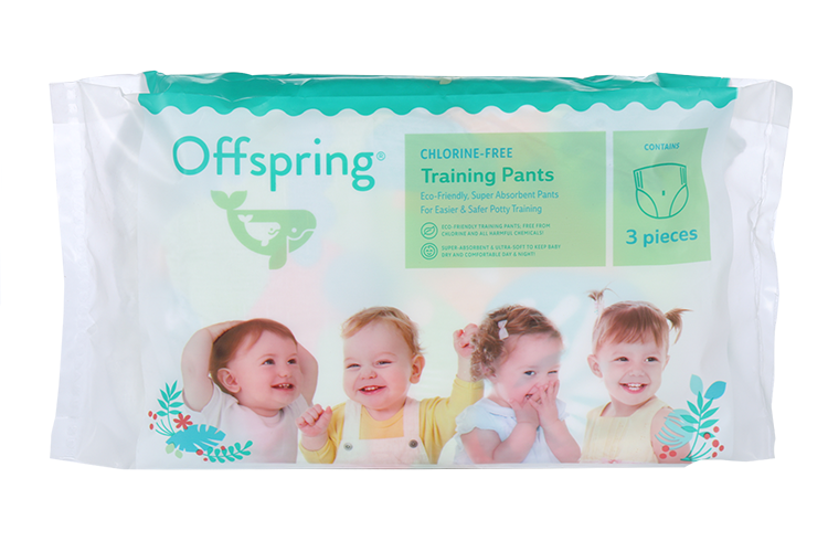 Трусики-подгузники Offspring Тревел пак L (9-14кг), 3 шт, три расцветки