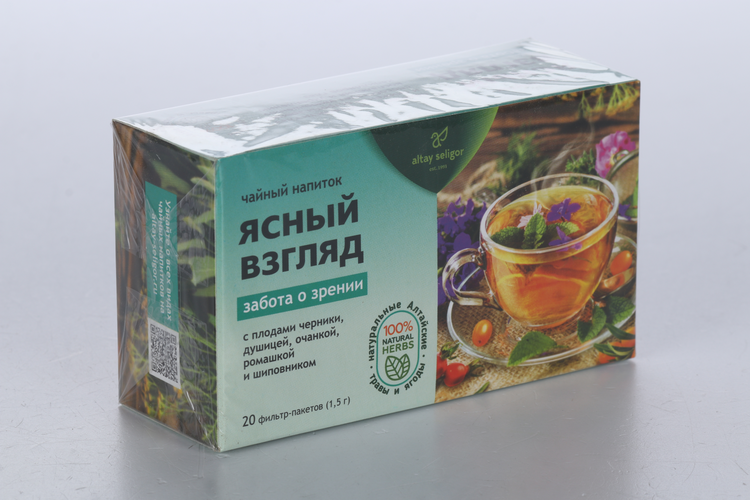 Чайный напиток Алтай-Селигор Ясный взгляд, 1,5 г, 20 шт, ф/п