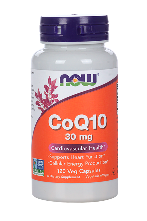Коэнзим Q10 NOW, 30 мг, 120 шт, капсулы