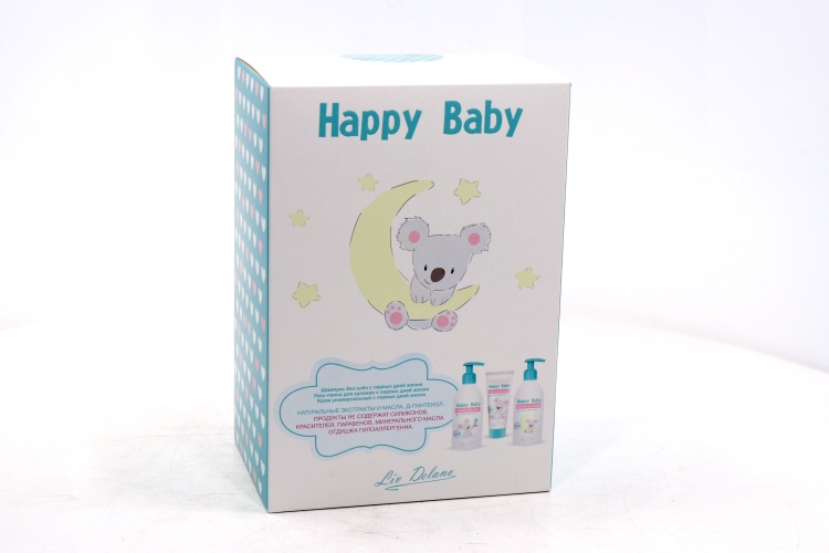 Подарочный набор Happy Baby С первых дней жизни шампунь/гель/крем