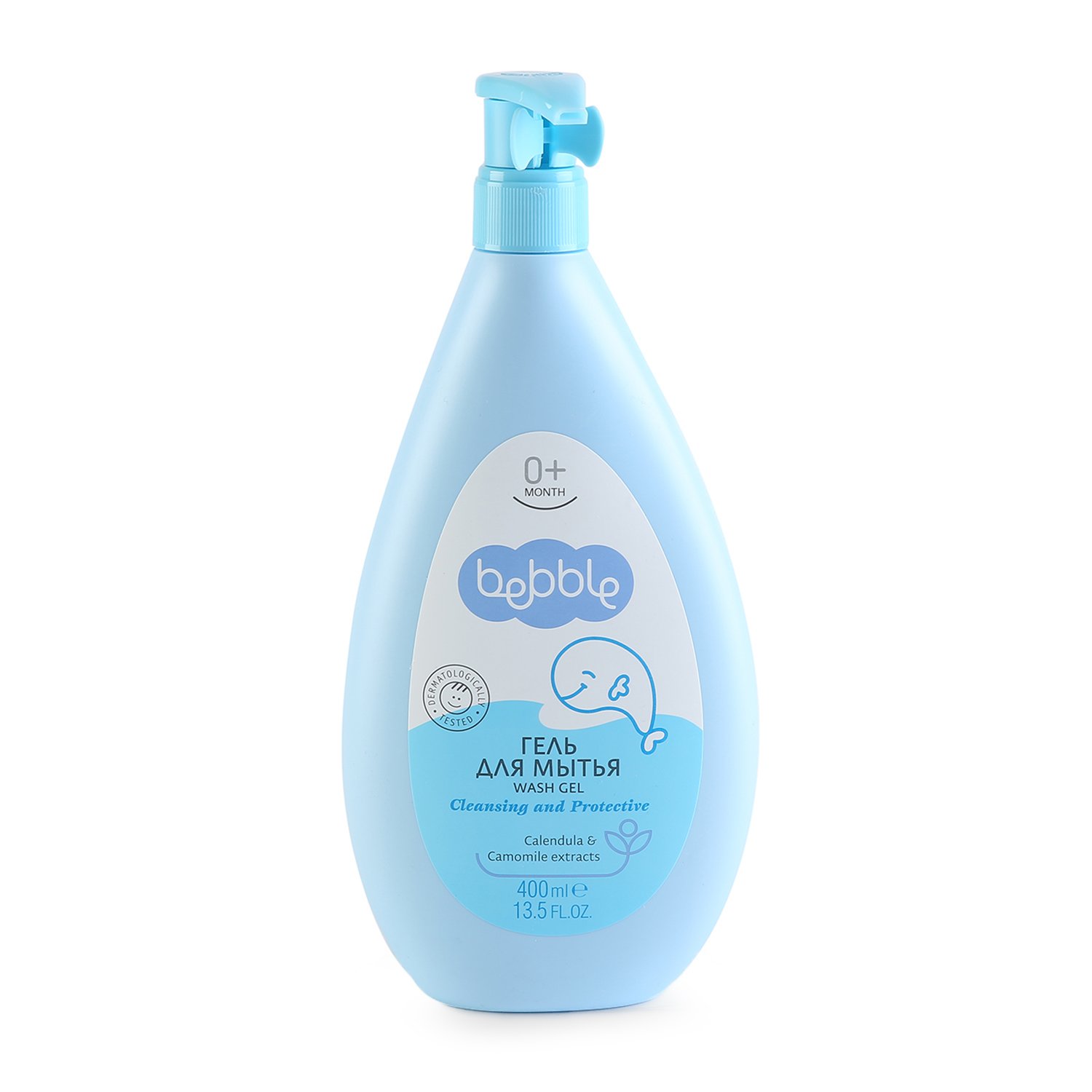 Гель Bebble Wash Gel д/мытья детский (с 0 мес), 400 мл