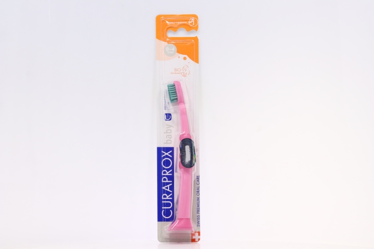 З/щетка Curaprox CsBaby детская c гумированной ручкой 4260 щетинок от 0 до 4 лет розовый