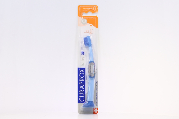 З/щетка Curaprox CsBaby детская c гумированной ручкой 4260 щетинок от 0 до 4 лет бирюзовый