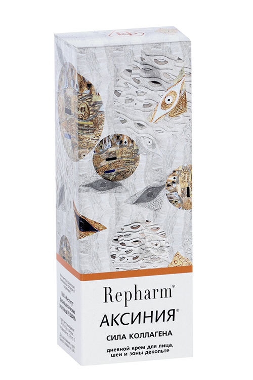 Крем Repharm аксиния сила коллагена д/лица/шеи/зоны декольте дневной, 50 г