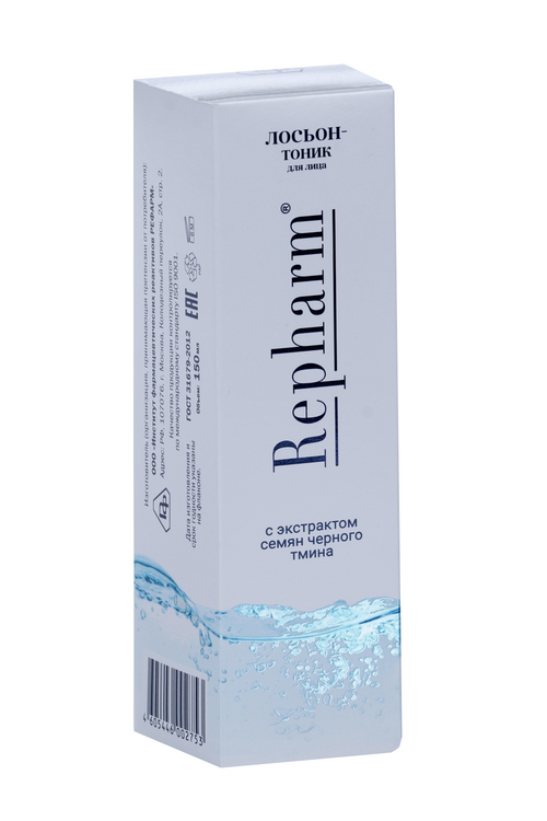 Лосьон-тоник Repharm д/лица с экстрактом семян черного тмина, 150 мл