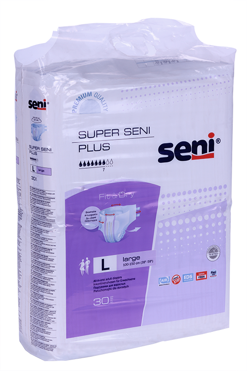 Подгузники д/взрослых Seni SUPER PLUS Large, 30 шт