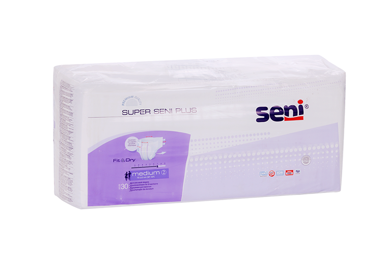 Подгузники д/взрослых Seni SUPER PLUS Medium, 30 шт