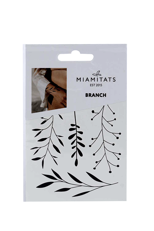 Мини-тату Miami Tattoos Branch переводные веточки