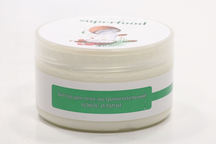 Баттер Liv Delano Superfood экстрапитательный кокос/личи д/тела, 240 г