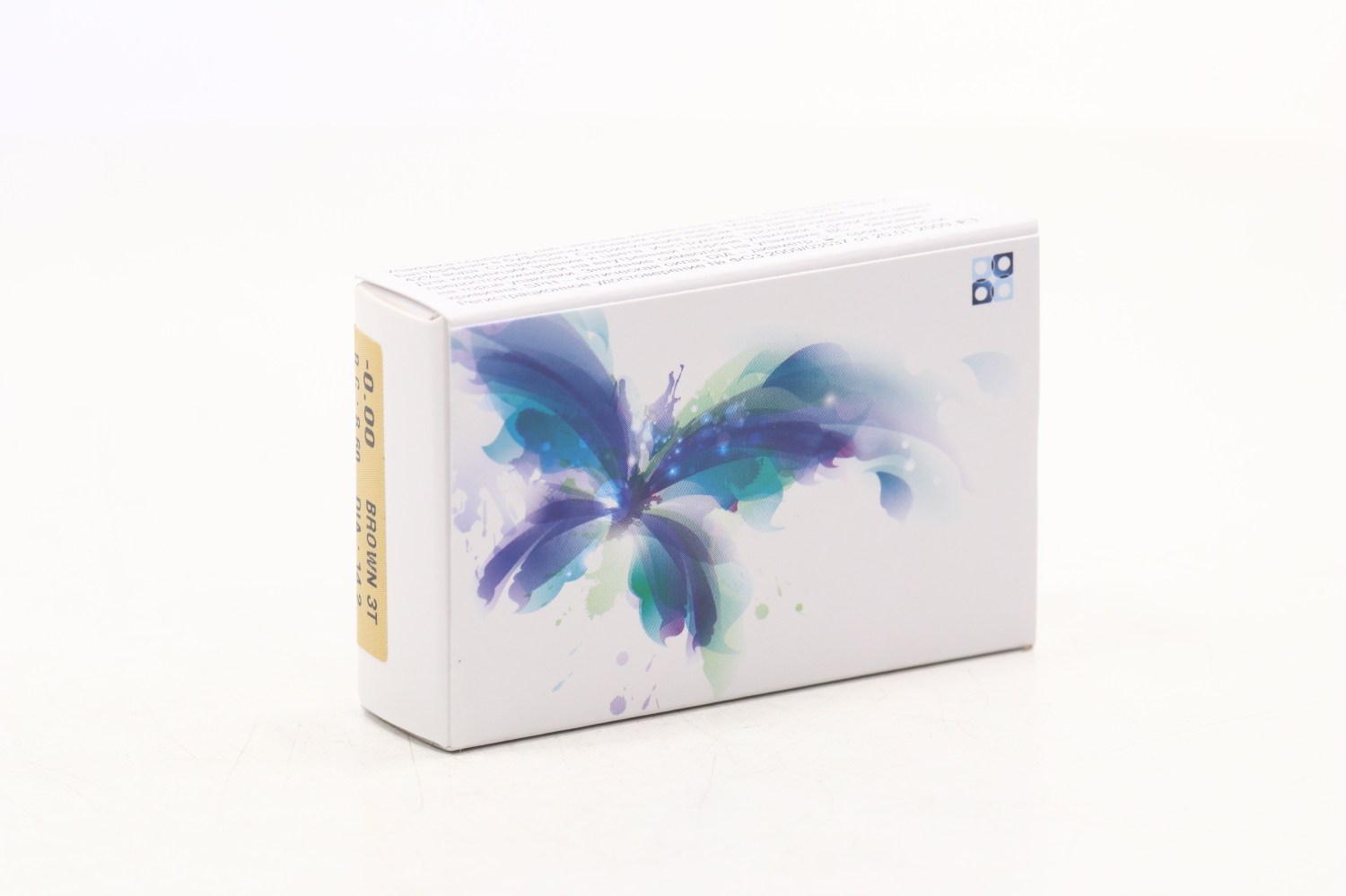 Контактные линзы цветные Офтальмикс Butterfly 1-Color бирюзовый D — 0.00 DIA 14.2, 2 шт