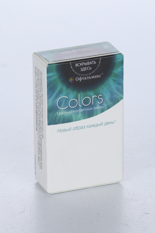 Контактные линзы цветные Офтальмикс Colors Green D — 0.00 DIA 14.2