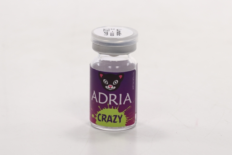 Контактные линзы Adria Crazy Lunatic квартальные белый 0.00/14.0/8.6