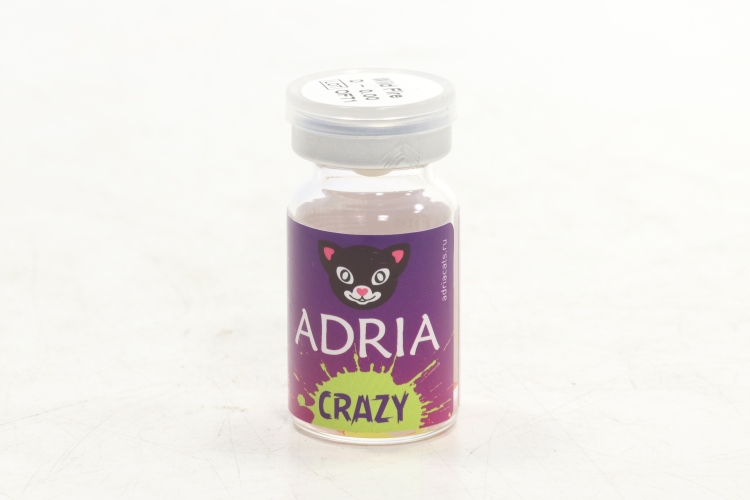 Контактные линзы Adria Crazy Wild Fire квартальные желтый 0.00/14.0/8.6
