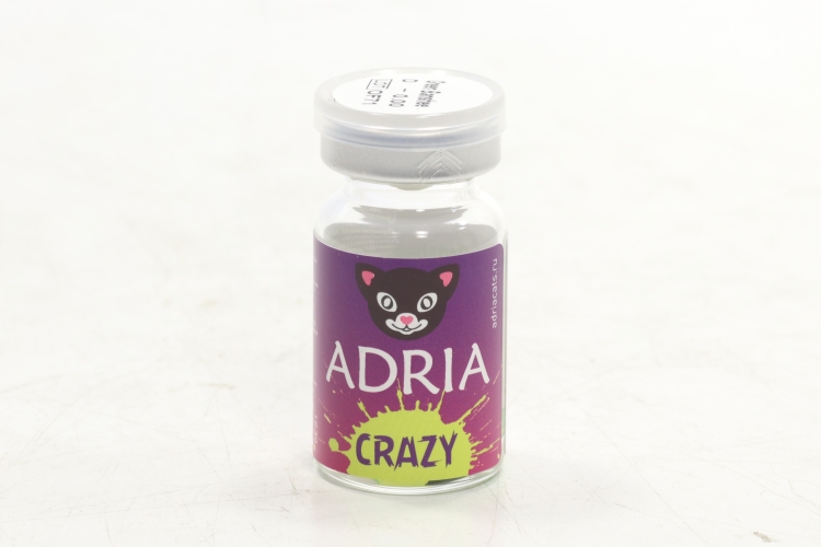 Контактные линзы Adria Crazy квартальные зеленая опаснось 0.00/14.0/8.6