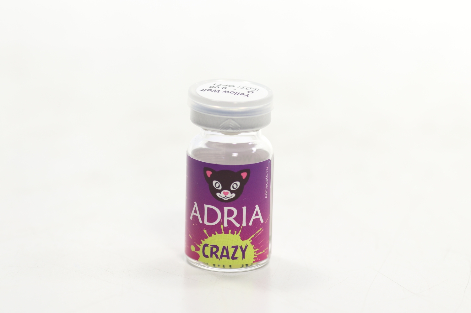 Контактные линзы Adria Crazy квартальные сеть белый 0.00/14.0/8.6