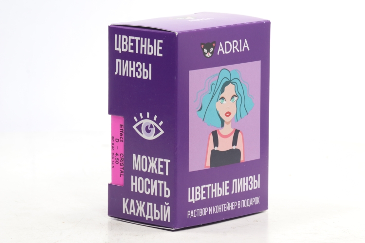 Контактные линзы Adria Effect Cristal мягкие/квартальные -4.50/14.5/8.6, 2 шт