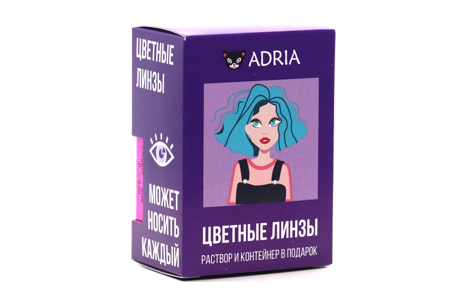 Контактные линзы Adria Elegant Blue мягкие/квартальные 0.00/8.6/14.2, 2 шт