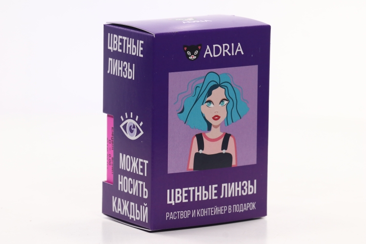Контактные линзы Adria Elegant Brown мягкие/квартальные 0.00/14.2/8.6, 2 шт